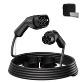 Coolladen Type2 EV Oplaadverlengkabel voor 3,5 kW 7 kW 11 kW 22 kW 7m kabel met handtas